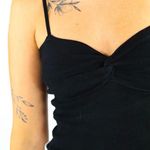 Urban Outfitters Black Twist Tank Top Photo 1