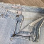 Chico's Chico’s Platinum Radiant Crop Rhinestone Pocket Capri Jeans Blue 6 Photo 5