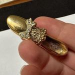 Lot Of 2 1928 (Brand Patterned) Rhinestone Gold Tone Brooch Pins Photo 5