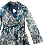 Free People NWT  Delphine in Navy Blue Floral Velvet Jumpsuit XS $178 Photo 3