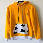 Brash Cow Print Hoodie Photo 0