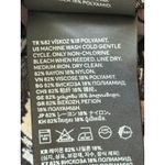 H&M NWT  Dress Medium Black White Floral Print Puff Sleeve Off Shoulder Smocked‎ Photo 6