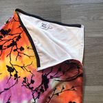 Princess Polly Purple Orange Yellow Tie Dye Mini Skirt Black Floral Size 8 Photo 7