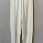 SKIMS Cotton Ribbed Jogger Pant Women's XXS Marble Ivory Sweatpants Comfy NWT Photo 4
