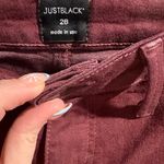 Just Black JBD  Denim Maroon Skinny Jeans- Size 29 Photo 2