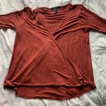 Forever 21 burnt orange surplice top Photo 2