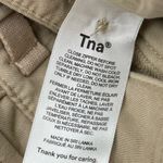 Aritzia TNA Surplus Division Cargo Pants Tan Beige Sz 4 High Rise Tie Ankle Photo 10