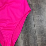 Aerie  Hot Pink Textured One Piece Swimsuit Photo 1