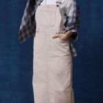 BDG Urban Outfitters Dani Maxi Pink Skirt overalls dress 100% Cotton Size Small Photo 1