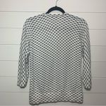 Isaac Mizrahi  for Target white&blue sweater 100%cotton‎ Size M Photo 5