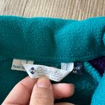 Columbia SportsWear VTG 90s Columbia Fleece Sweater Jacket Full Zip Color Block USA Made Women’s S Photo 3