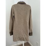 Italian Tan Wool Blend Buckle Front Sweater by Chiaramente, Sz: M (b21) Size M Photo 2