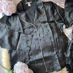 Victoria's Secret Satin Long Sleeves Pajamas Top Photo 0