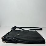 Coach  Kitt Black Leather Messenger Crossbody Bag Purse Photo 6