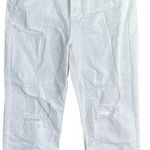 Wild Fable New  White Jeans Highest Waist Straight Size 10 Distressed Photo 0