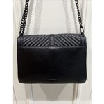 Rebecca Minkoff Love Jumbo Chevron Quilted Handbag Black Shoulder Bag Timeless Photo 4