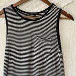 Atmosphere  Tank Women's Soft Casual Layer 6 White/Black Stripes Photo 1