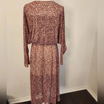 Ted Baker  London Vallyy Midi Dress size 10 Maroon/Pink Photo 5