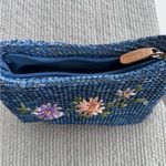 Rosetti Vintage  Blue Floral Raffia Mini Bag Deadstock New With Tags Photo 7
