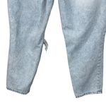 Aeropostale SZ 10 Mom Jeans Distressed Rips Hi-Rise Light Wash Zip-Fly Pockets Photo 6