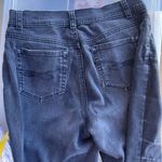 Style & Co . black denim, distressed, jeans, slim leg, 8 petite short Photo 4