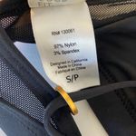 l*space NWOT L* Black Ribbed & Mesh Sadie Bikini Top Photo 7