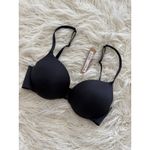 SKIMS  Ultimate Push up Plunge Bra Onyx Size 30D Photo 3