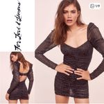 For Love & Lemons  All That Glitters Dress Sz M NEW‎ Glitter Mini New Years Photo 1