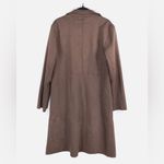 NWT House of Harlow 1960 Faux Suede Coat Trench Duster Medium Brown Photo 1