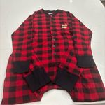 Lazy One Red and Black Plaid Flapjack Womens size M Size M Photo 0