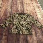 Alex Evenings Women’s  Black Gold Formal Blouse Size Medium Photo 1