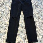 American Eagle America Eagle Next Level Stretch Black Distressed Jeans Size 2 Photo 13