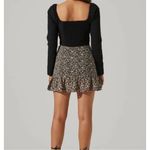 ASTR ✨ Black Magenta Smocked Mini Sz XS Skirt✨ Photo 2