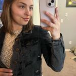 Boutique Cropped black jean jacket  Photo 2