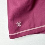 Athleta  Shanti Crop Tank 1X Sea Spray Pink Plum Ombre Racerback Printed Top New Photo 2