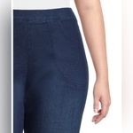 JUST MY SIZE by HANES Womens Pull On Jeans Size 3XP Front Pockets Med Dark New Blue Photo 4