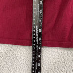 Ny Collection NWT  Cardigan Sweater Women L Burgundy Button Scoop Neck Preppy Photo 4