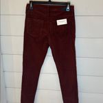 AG Adriano Goldschmied  Women’s Burgundy Corduroy Pants size 27 NWT Photo 4