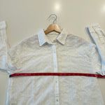 Mango  Embroidered Cotton Shirt Size Small Photo 4