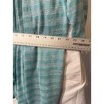 Catherines 1X Blue Striped Open Front Cardigan Tank Set Lightweight Coastal Chic Photo 5