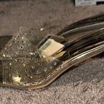 Valenti Franco Gold Glamorous Mules for Formal Occasions Size 9 Photo 2