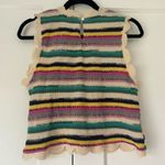 Blue Tassel Sleeveless Crochet Scallop Photo 1