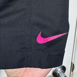 Nike  Pro Dri-Fit Black Hot Pink Capri Leggings Size Med EUC #5870 Photo 1