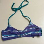 Aerie  Strappy Purple Striped Bikini Top - Size Small - EUC Photo 0