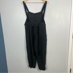 Urban Outfitters  bdg MIKEY LINEN blend BACKLESS OVERALL in dark grey size large Photo 4