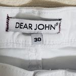 Dear John American Classic Button Fly Comfort Skinny in Optic White. Size: 30 Photo 8