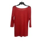 Magnetic Paris For Neiman Marcus Linen Top Size 2 Small Boat Neck Dark Pink Photo 1