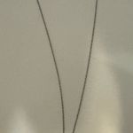 Silver Necklace with R charm Photo 1