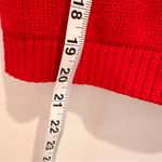 Magaschoni  Red Cotton Button Down Rolled Edges Sweater Vest Size M NWT Photo 2