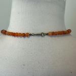 Rust Color Carnelian Beaded Necklace Photo 1